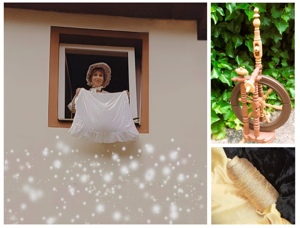 Fotocollage Frau Holle_TdA Nuernberg